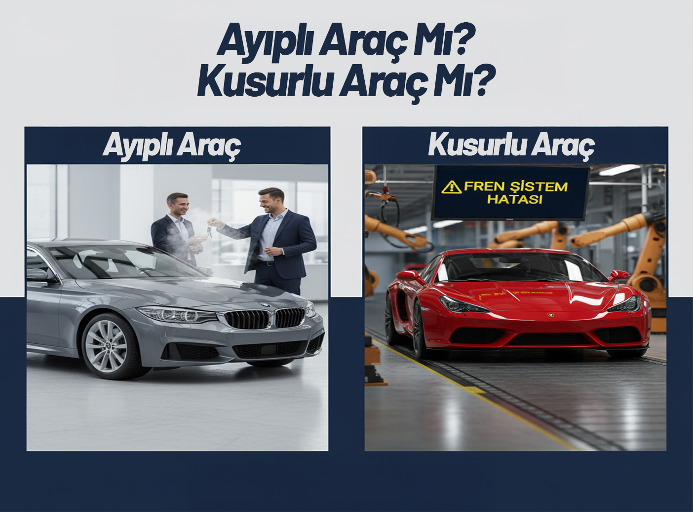 Ayıplı Araç ile Kusurlu Araç Arasındaki Fark Nedir? Haklarınızı Bilin